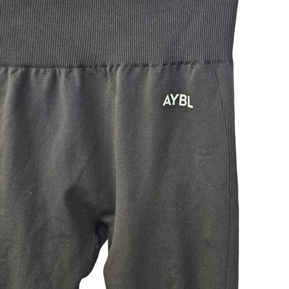 AYBL Womens Balance  Seamless High Rise Crop Active Leggings Black Size XS - Picture 7 of 9